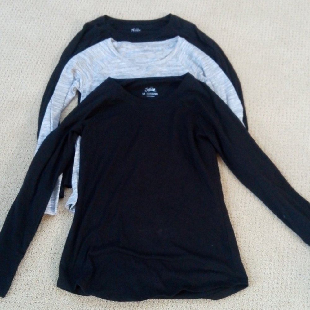 THREE Justice Long Sleeve Tees